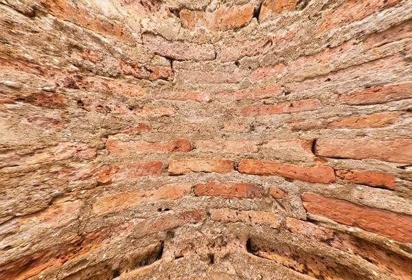 Old brick wall surface blast out background — Stock Photo, Image