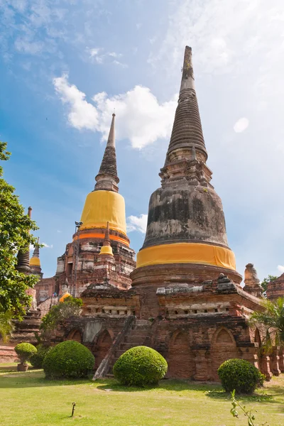 Ruin pagoda in Ayutthaya — Stock Photo, Image