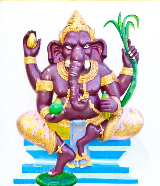 Ganesha viola con verdure — Foto Stock