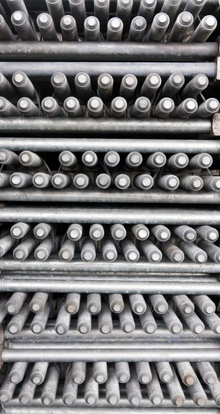 Muitas camadas de parafusos de máquina — Fotografia de Stock