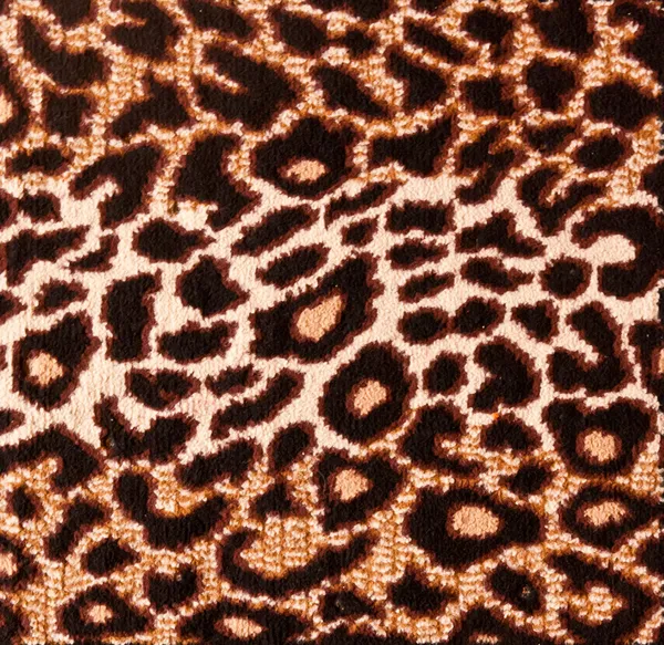 豹子图案地毯 — 图库照片