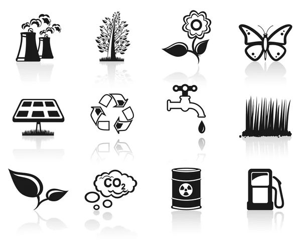 Environment icon set. — Stock Vector