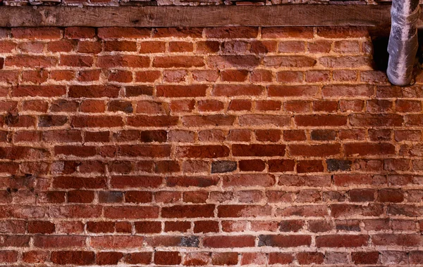 Centuries-old brick wall — Stock Photo, Image
