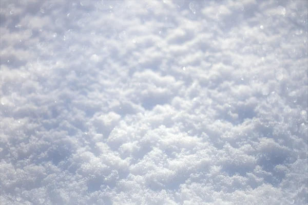 Skuteczne śnieg niebieskie tło, bardzo mały nacisk — Zdjęcie stockowe