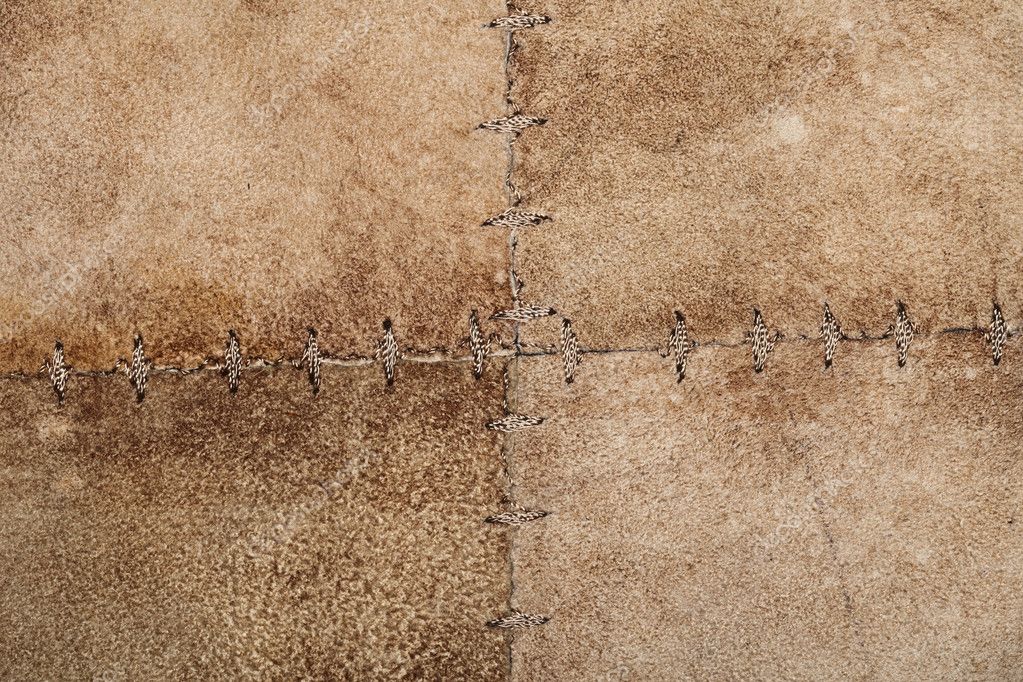 High resolution stiched suede leather texture — Stock Photo © lvenks ...