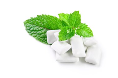 Chewing gum and mint clipart