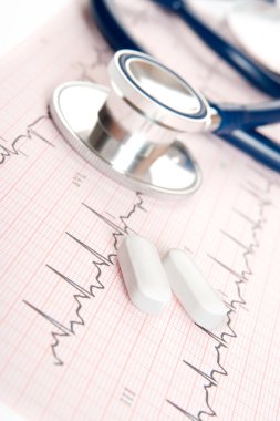 Medical concept - heart checkup clipart