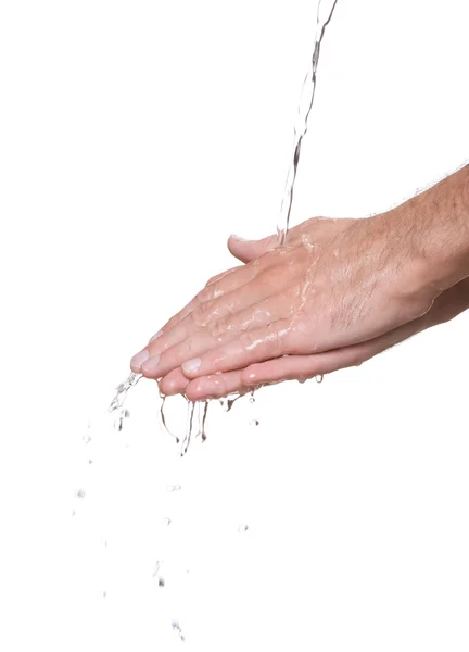 Tvätta händerna — Stockfoto