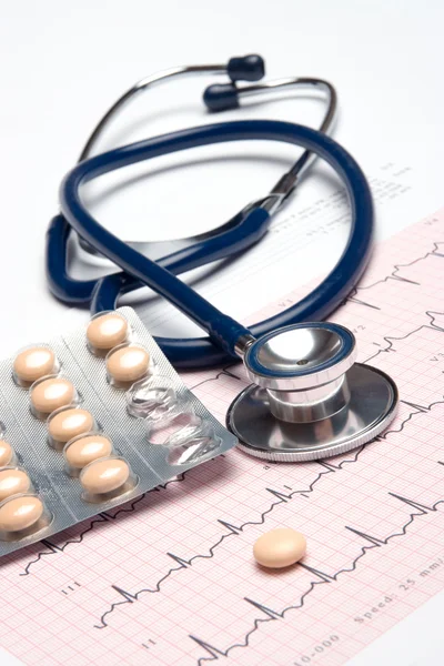 Medische concept - hart checkup — Stockfoto