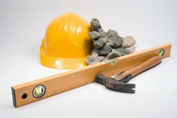 Ausrüstung für Bauarbeiter — Stockfoto