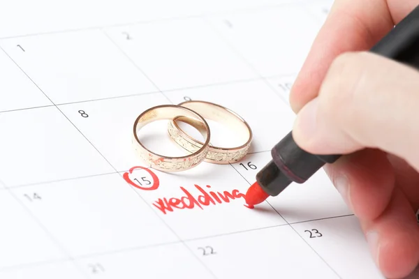 Bröllopsplanering — Stockfoto