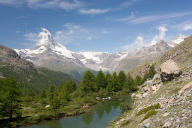 Matterhorn in Alps, Switzerland clipart