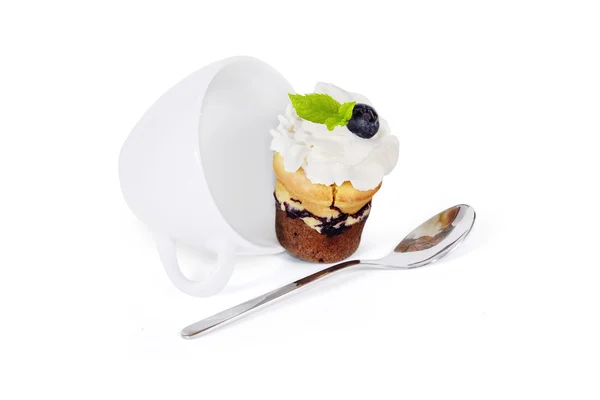Cupcake isolated — Stock Photo, Image