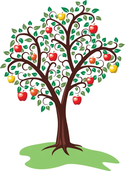 Cartoon apple tree Stock Vector Image by ©clairev #5594994