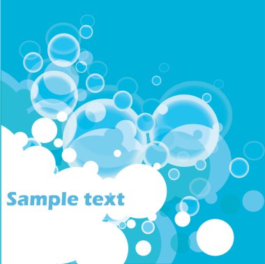 Abstract Bubbles Background clipart