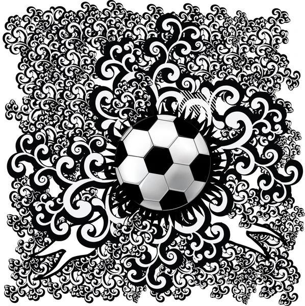 抽象足球矢量 — 图库矢量图片