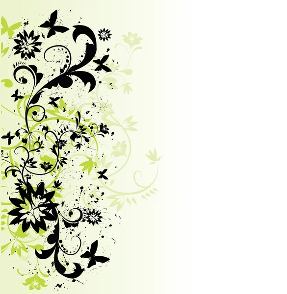 Abstraction florale — Image vectorielle