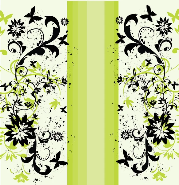Abstrakter floraler Hintergrund, Element für Design, Vektor — Stockvektor