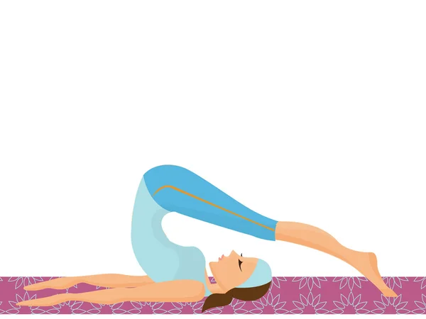 Yoga vectoriel — Image vectorielle