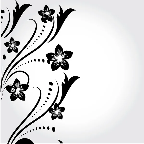 Abstract floral element voor ontwerp — Stockvector