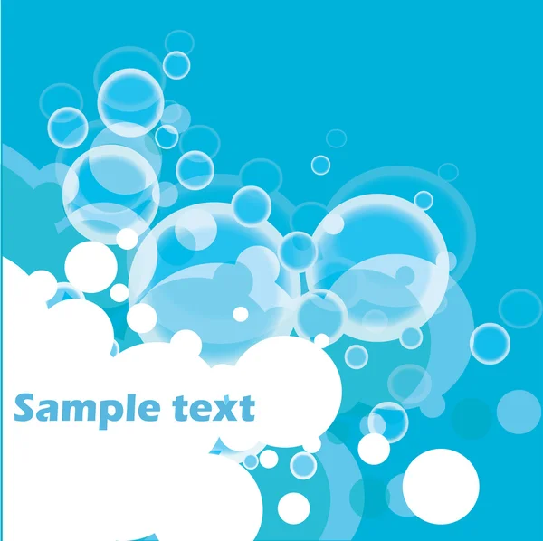 Abstract Bubbles Background — Stock Vector