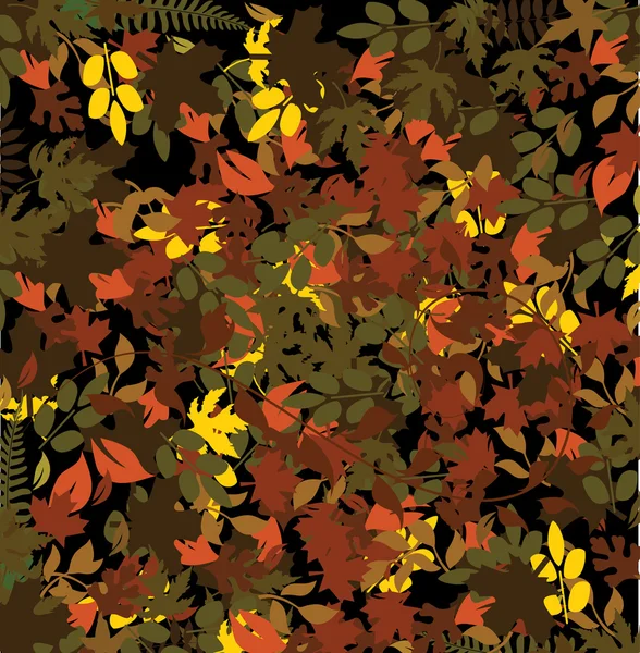 Осенний листопад — стоковый вектор