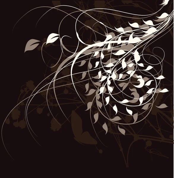 抽象的な花の背景 — ストックベクタ