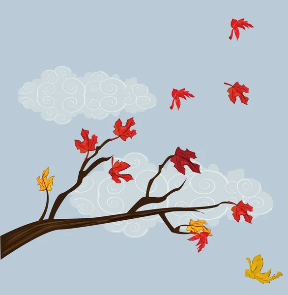 Foglie d'autunno — Vettoriale Stock