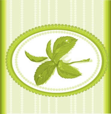 ornament mint frame clipart