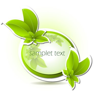 vector eco design clipart