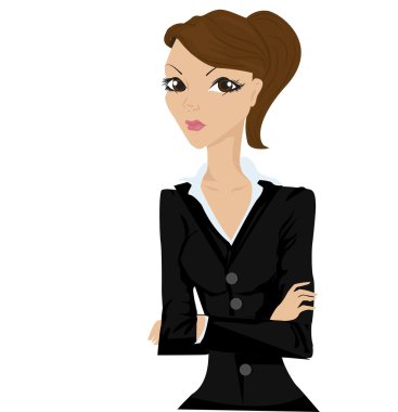 Business woman clipart