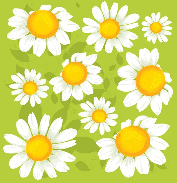 Modèle de fleurs sans couture — Image vectorielle