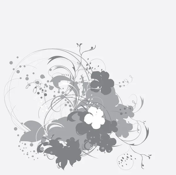 Hermoso fondo floral abstracto — Vector de stock