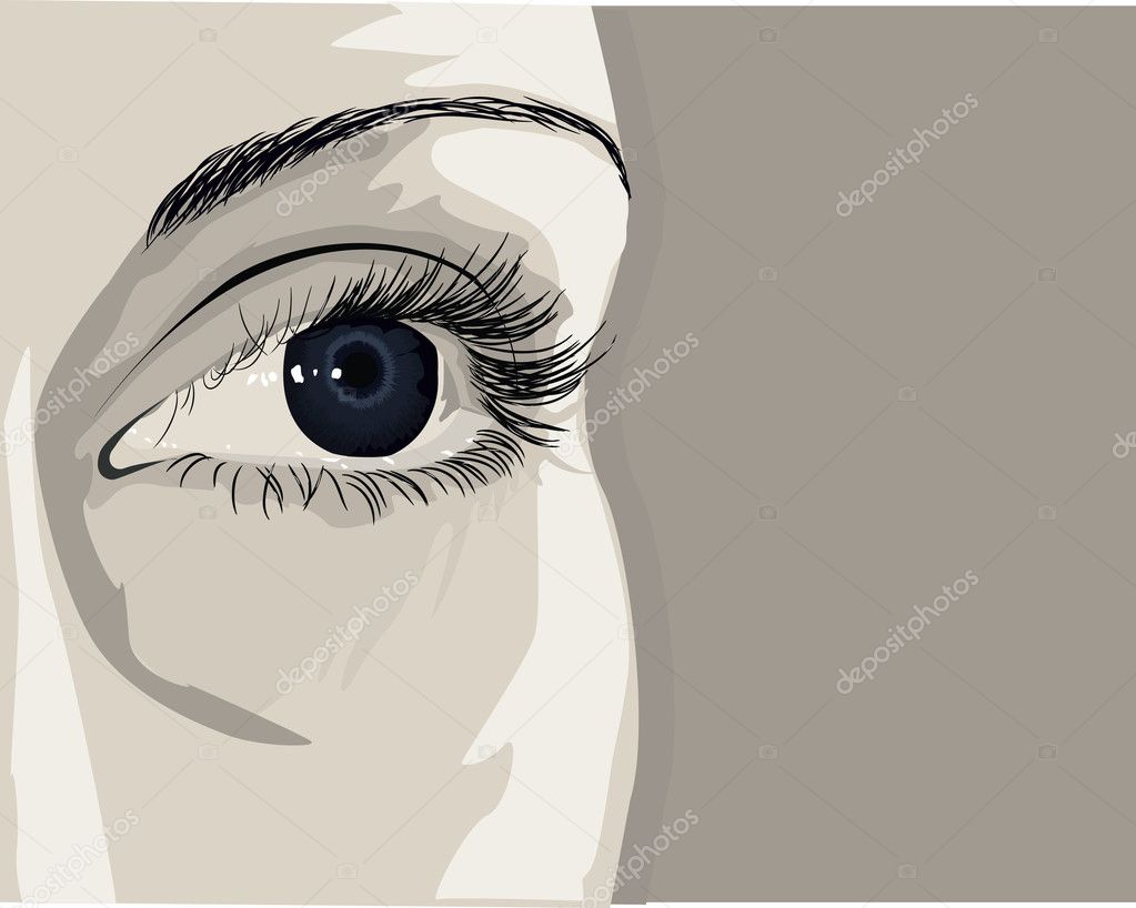 Woman eye