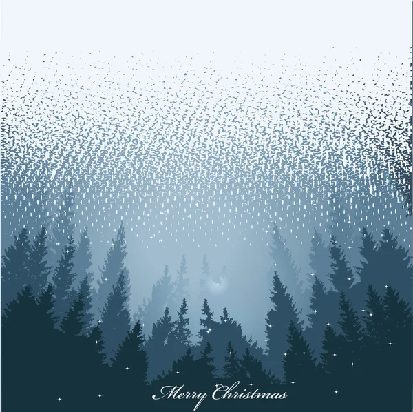 Vektor Weihnachtsgrußkarte — Stockvektor