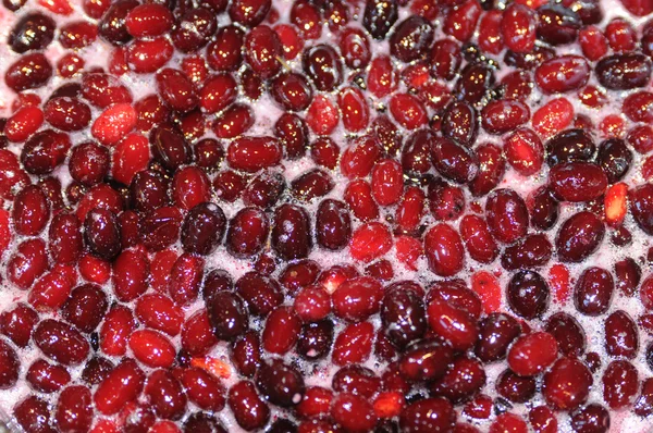 stock image Cornelian cherry jam