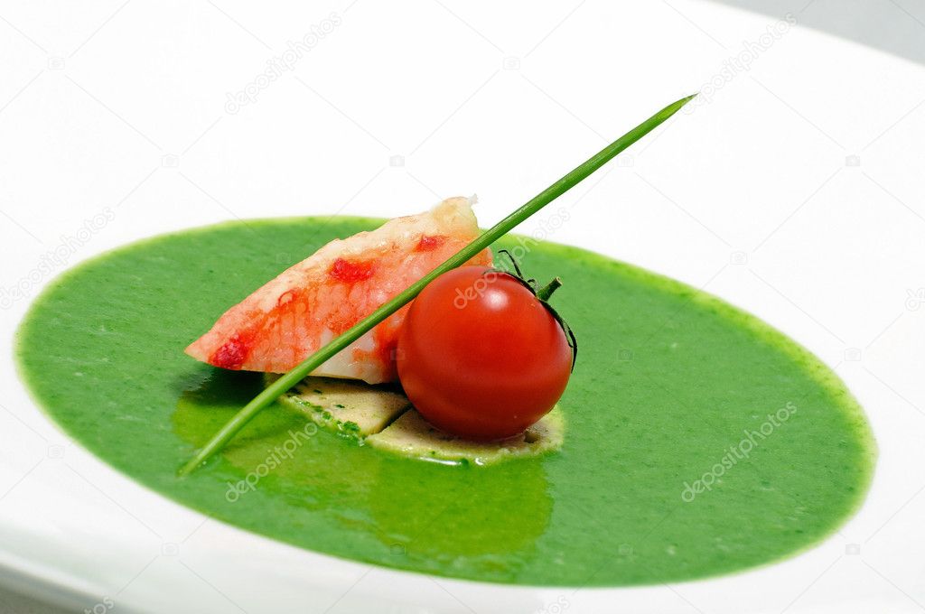 Creamy vegetable soup-puree