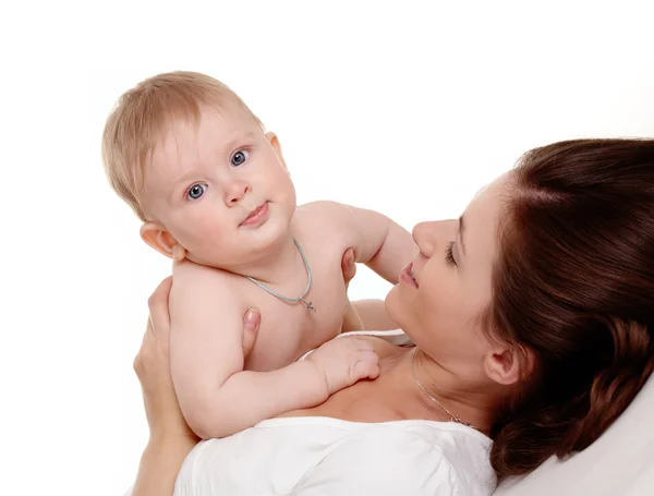 Kleinkind und Mutter — Stockfoto