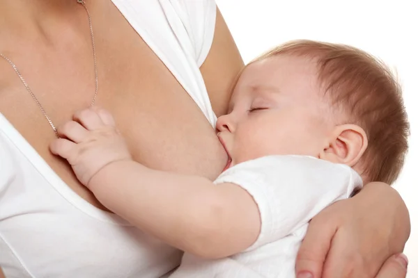 Breast-feeding. — Stock fotografie