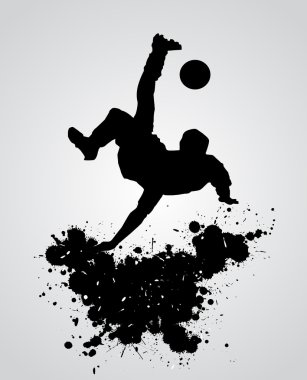 soccer player vector clipart