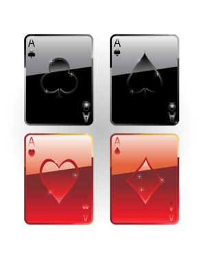 4 aces clipart