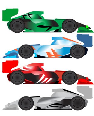 Race Car Vector clipart