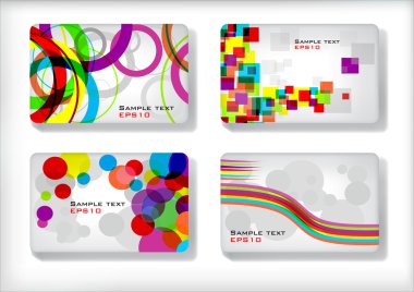 vector business card clipart