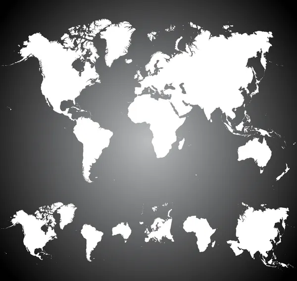 Carte du monde fond — Image vectorielle