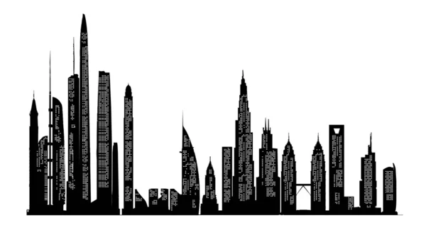 Skyscraper background — Stock Vector