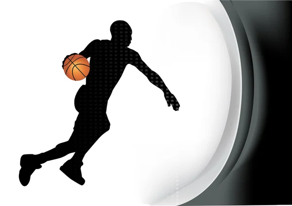 Basketbalový hráč — Stockový vektor