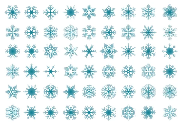 Fond avec flocons de neige — Image vectorielle