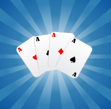 4 aces clipart