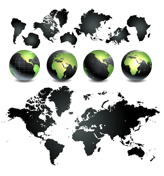 Globus der Welt — Stockvektor