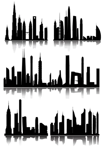 Ουρανοξύστης φόντο — Διανυσματικό Αρχείο